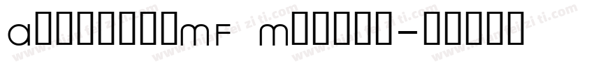 AchsheloMF Medium字体转换